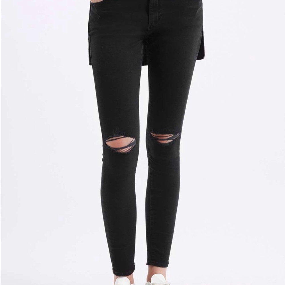 Topshop Black Leigh Jeans